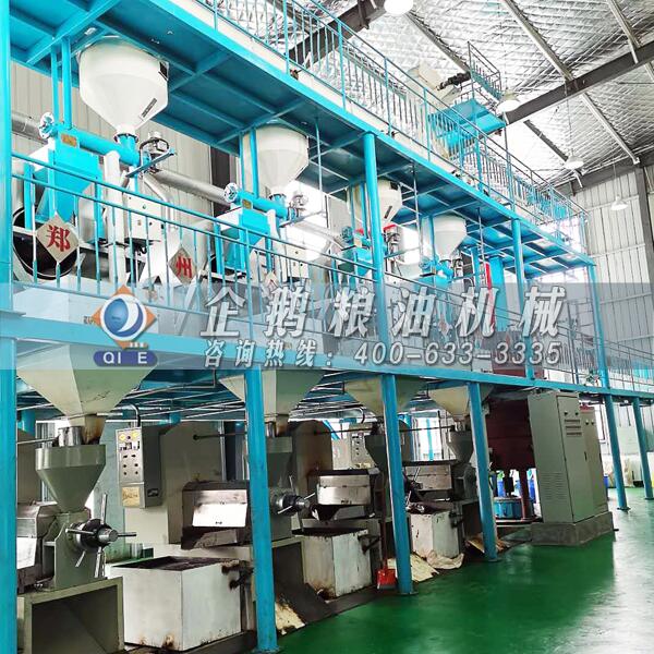 油廠加工設備有哪些?企鵝榨油機匠心營造(圖1) 油脂加工設備